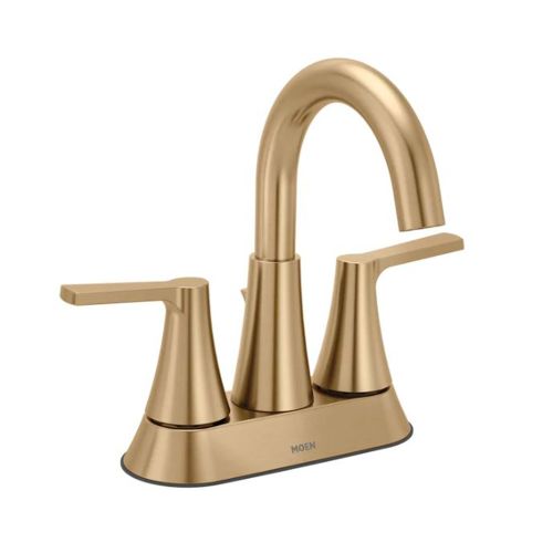Moen Jase Two Handle Bathroom Faucet, High Arc, Centerset, ADA