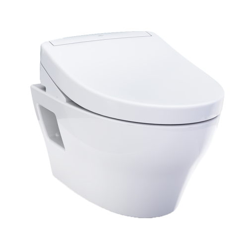 TOTO Elongated In-Wall EP Wall-Hung Toilet w/ S5 Washlet Bidet
