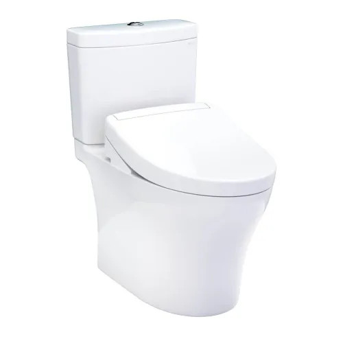 TOTO Aquia IV WASHLET+ S5 Two-Piece Elongated Toilet, Universal