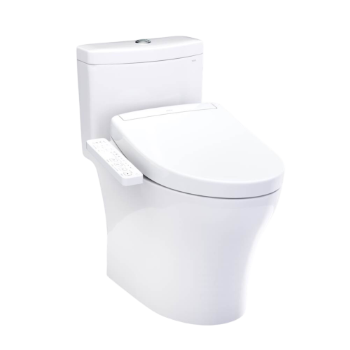 TOTO Aquia IV One-Piece Elongated Toilet w/ WASHLET+ S2 Bidet Seat