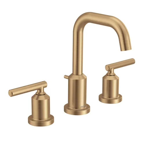 Moen Gibson Two-Handle High-Arc Widespread Bathroom Faucet with M
