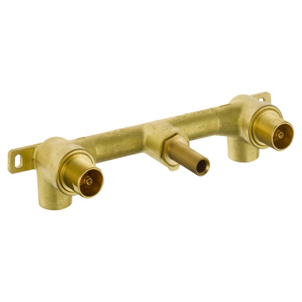 Brizo Two-Handle Wall-Mount Lavatory Rough-In Valve, 8in Center, 1