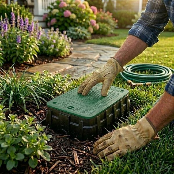 Rain Bird Purple Non-Potable Lid for Standard Valve Box, Lid Only