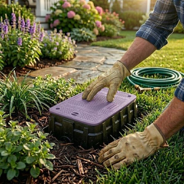 Rain Bird Jumbo Valve Box w/ Green Lid - VBJMB (A11430)