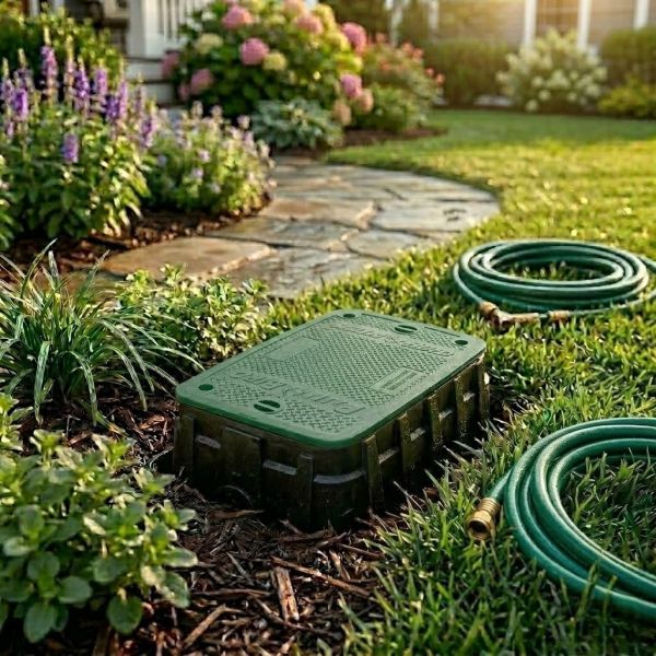Rain Bird Jumbo Valve Box w/ Green Lid - VBJMB (A11430)