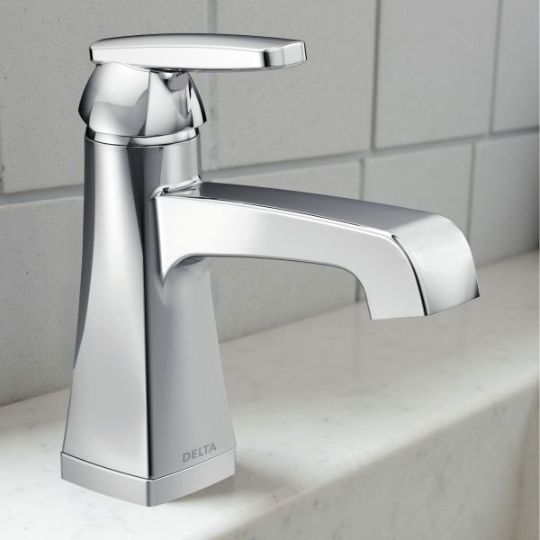 Delta Ashlyn Single-Handle Bathroom Faucet with Metal Push Pop-Up