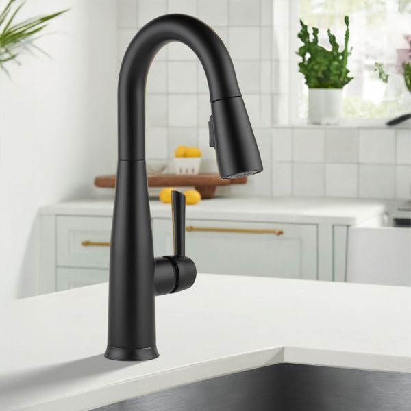Brizo Litze Smart Touch Pull-Down Prep Faucet With Square Spout