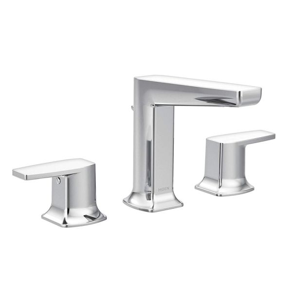 Moen Genta Two-Handle Widespread Bathroom Faucet, 1.2 GPM