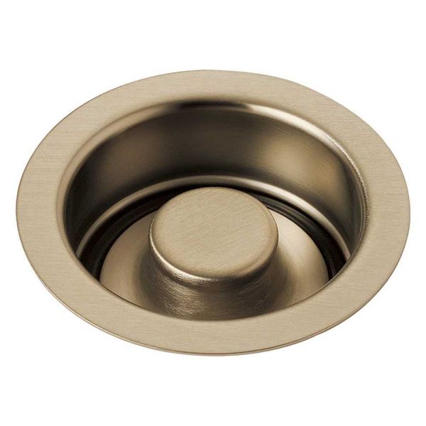 Delta Kitchen Disposal Flange and Stopper, Champagne Bronze - 72030-CZ