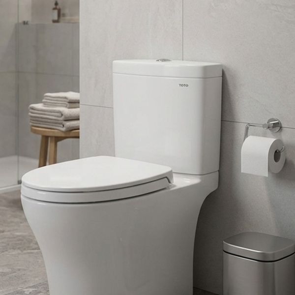 TOTO Drake Eco-Performance Toilet Tank and Cover, Left-Hand Lever