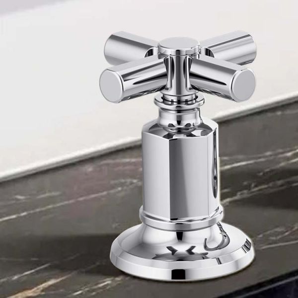 Brizo Invari Two-Handle Widespread Polished Chrome Bathroom Faucet