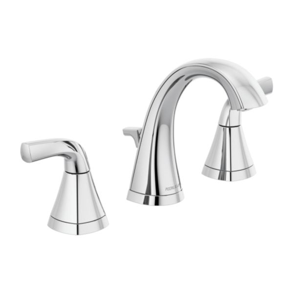 Moen T6905 Voss Widespread Bathroom Faucet Trim Kit – Chrome, 8-16" Adjustable, Valve Required