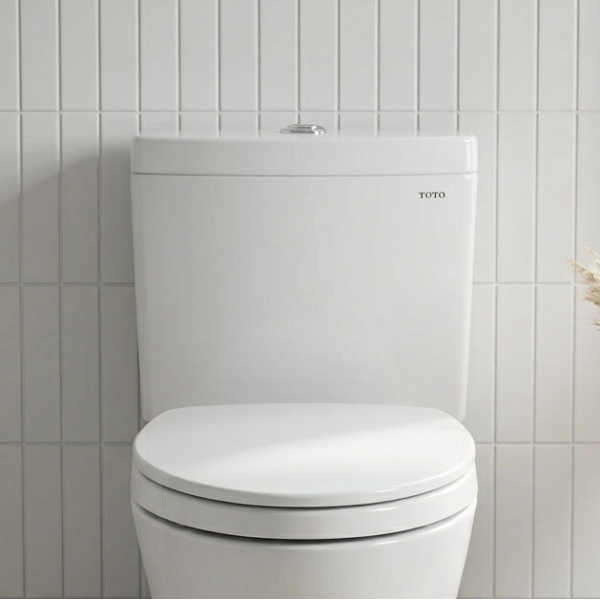 【最終値下げ】Lu.Official Sheer Circle Tank 白 TOTO Drake Eco-Performance Toilet Tank and Cover, Left-Hand Lever