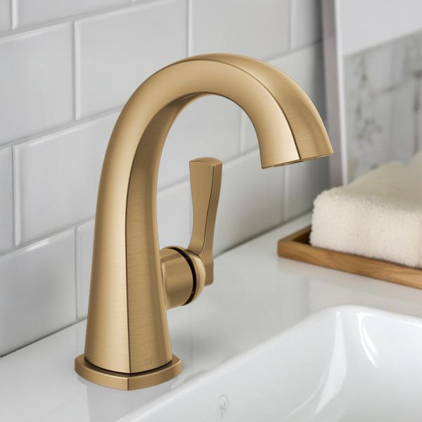 Delta Kayra Single-Handle Bathroom Faucet, Deck Mount, 1.2 GPM