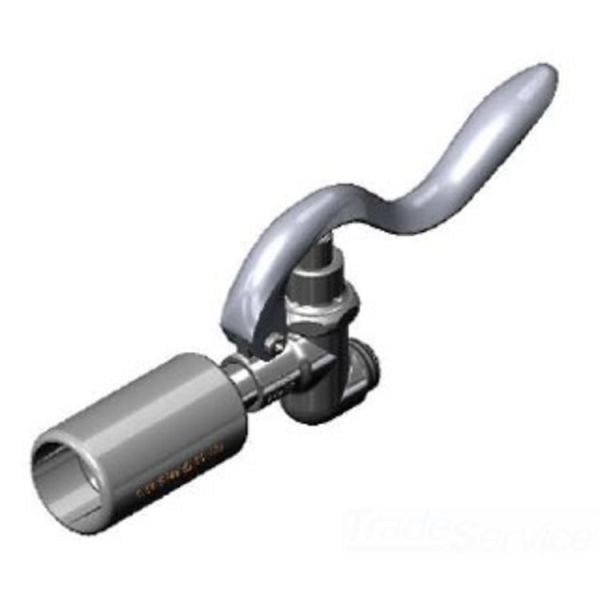 T&S Brass Spray Valve w/ Low Flow Head (B-0107-C) and 44 Flexible Stainless Steel Hose (B-0044-H T&S Brass Spray Valve w/ Low Flow Head (B-0107-C) and 44 Flexible Stainless Steel Hose (B-0044-H