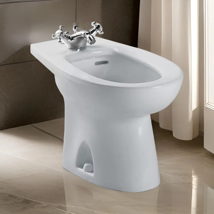 Toto BT500AR Colonial White Piedmont Bidet, Deck Mount
