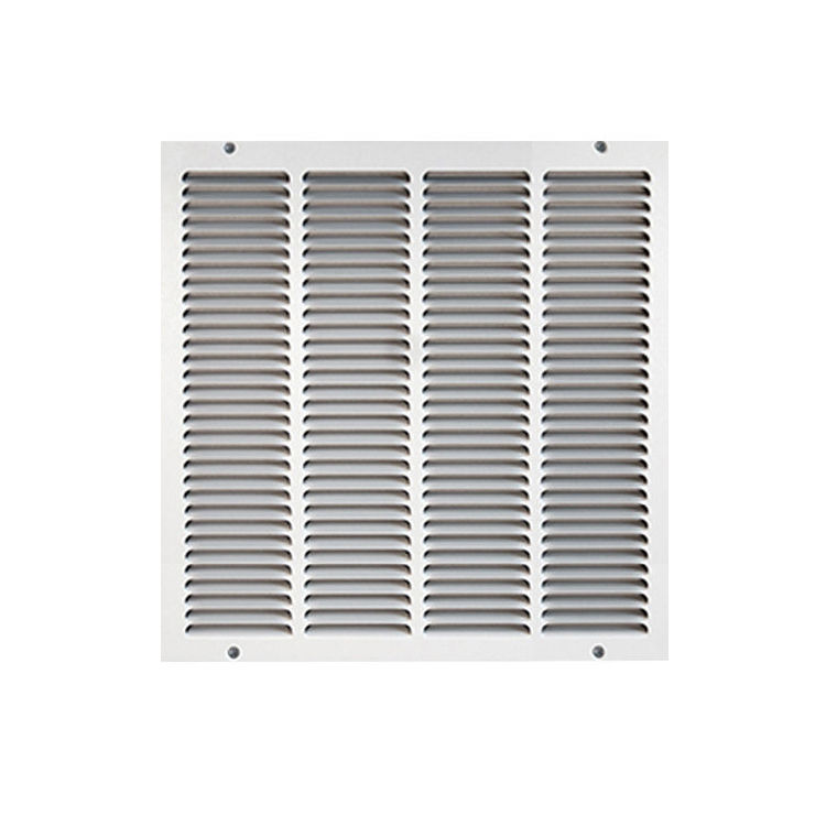 25" x 20" Heavy-Duty Return Air Grille, White - Shoemaker 1075-25X20