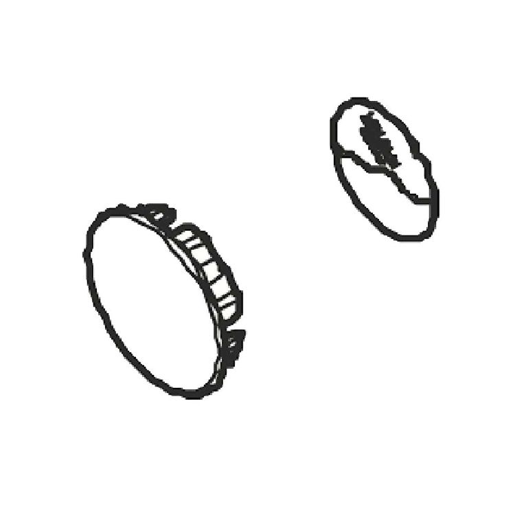 Pfister 941-409A Windsor Diverter Insert Button, Chrome