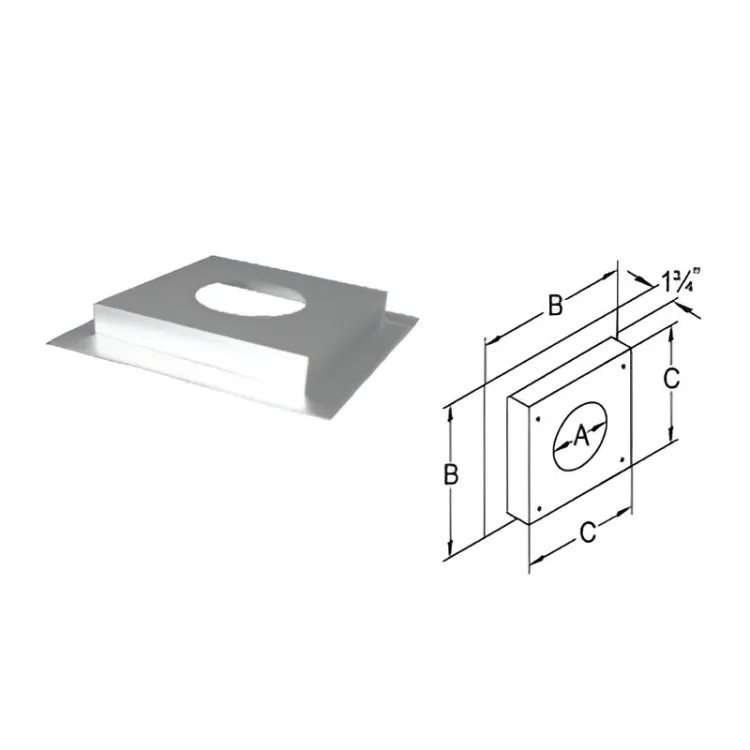 DuraVent 58DVA-CF DirectVent Pro 5" Counter Flashing for 8" O.D. Vent