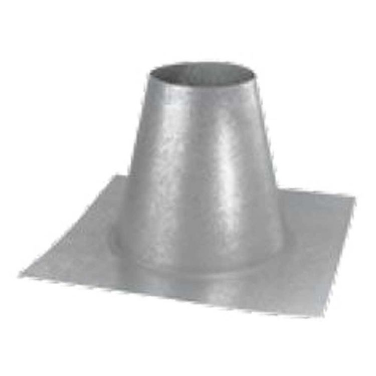 DuraVent 58DVA-F6DS DirectVent Pro 5" Dead Soft Aluminum Flashing for 8" O.D. Vent, 0/12 - 6/12 Pitch
