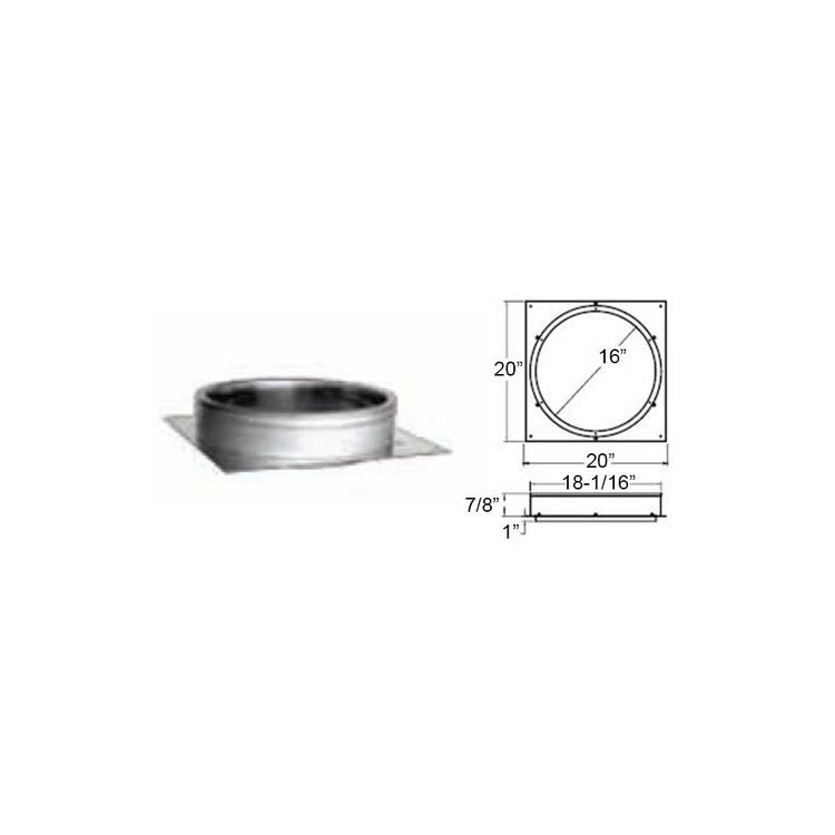 DuraVent 6" DuraTech Anchor Plate - M&G DuraVent 9441 6DT-AP