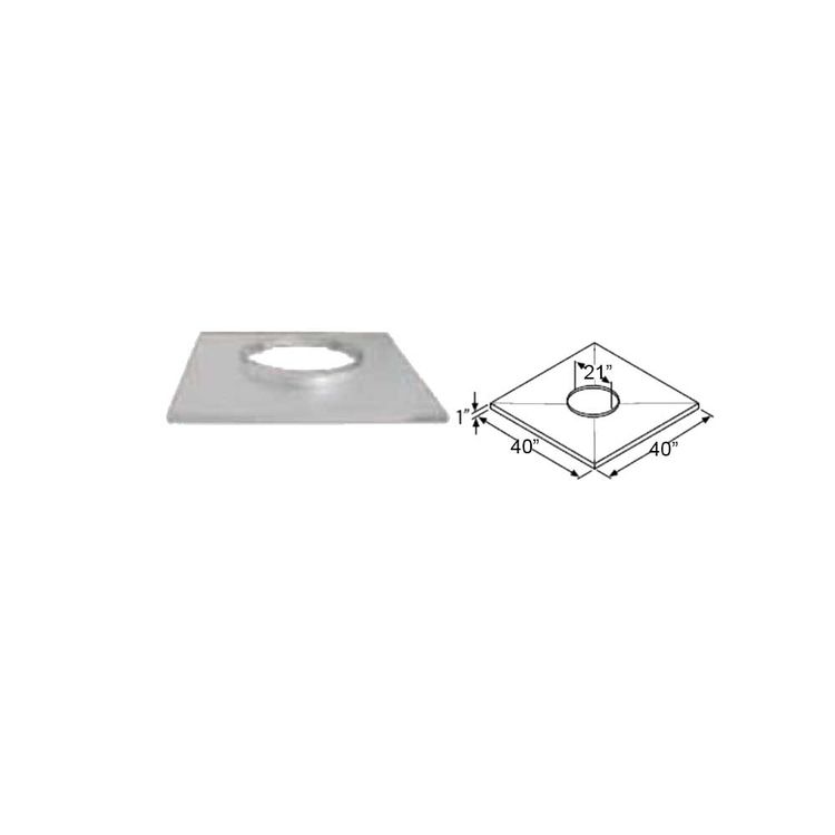 DuraVent 6" DuraTech Chase Top Flashing - M&G DuraVent 9430 6DT-CTF
