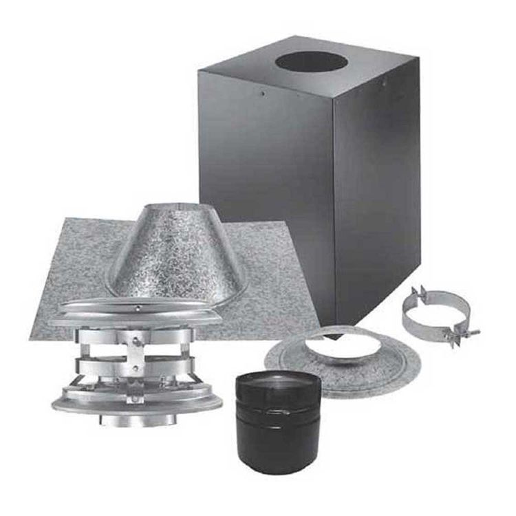 DuraVent 3PVP-KVB PelletVent Pro 3-Inch Vertical Cathedral Ceiling Kit