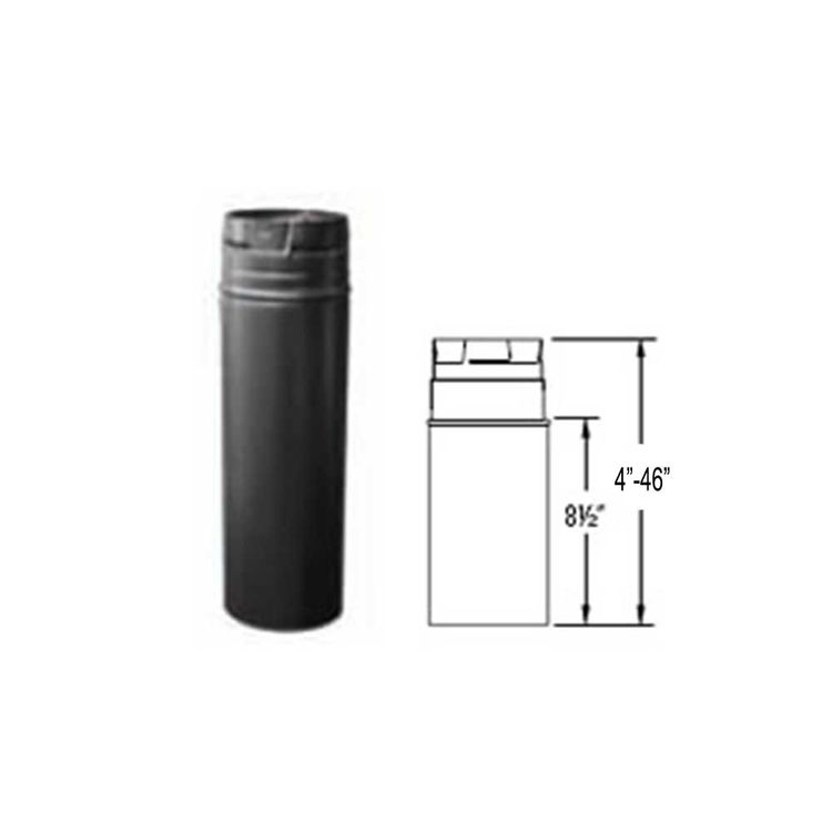 M&G DuraVent PelletVent Pro 48" Pipe Extension - Galvanized - 3PVP-48AB