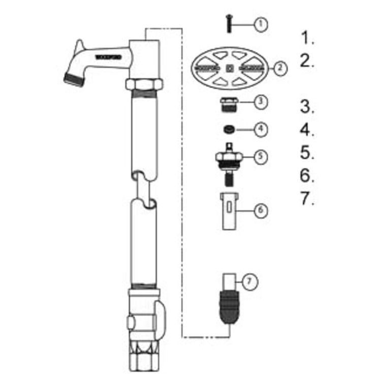 Woodford RK-Y30 Brass Repair Kit for Model Y30 Post Yard Hydrant