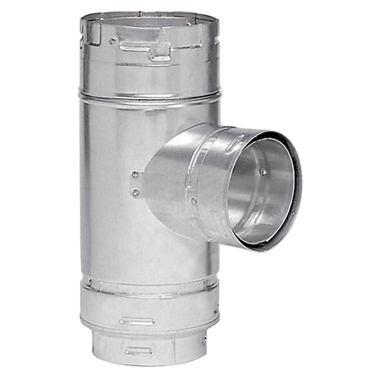 Lennox 63P91 MF 4M4ST3 4" x 4" x 3" Tee B-Vent, 12261