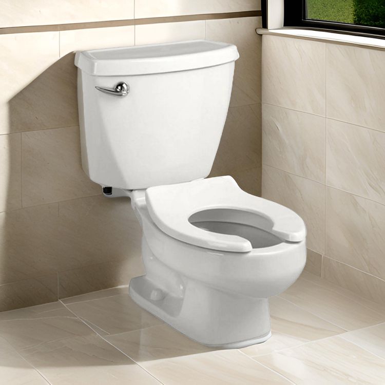 American Standard Baby Devoro FloWise Two-Piece Toilet, Less Seat, Round, Low Height, 1.28 GPF, White - 2315.228.020 