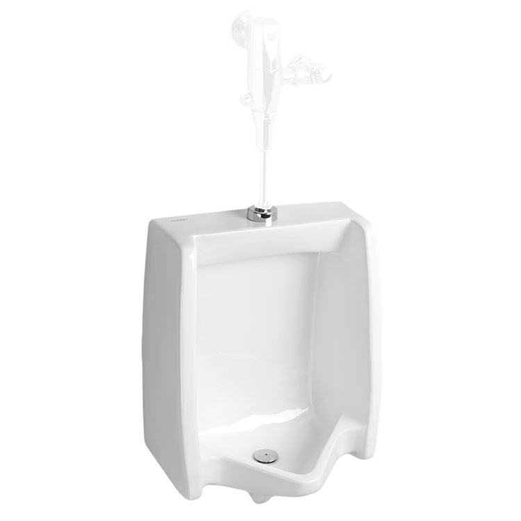 American Standard Washbrook Top Spud Elongated Urinal, 1 GPF, WaterSense, Vitreous China, White - 6590.001.020