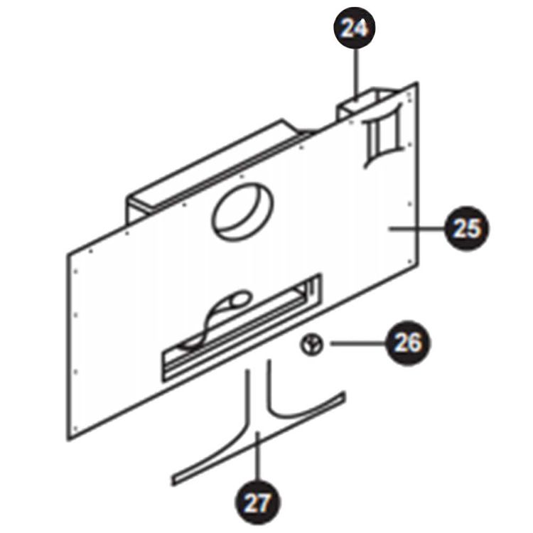 Cozy 80106 VC351C Gas-Fired Vented Heater Safety Switch Spill