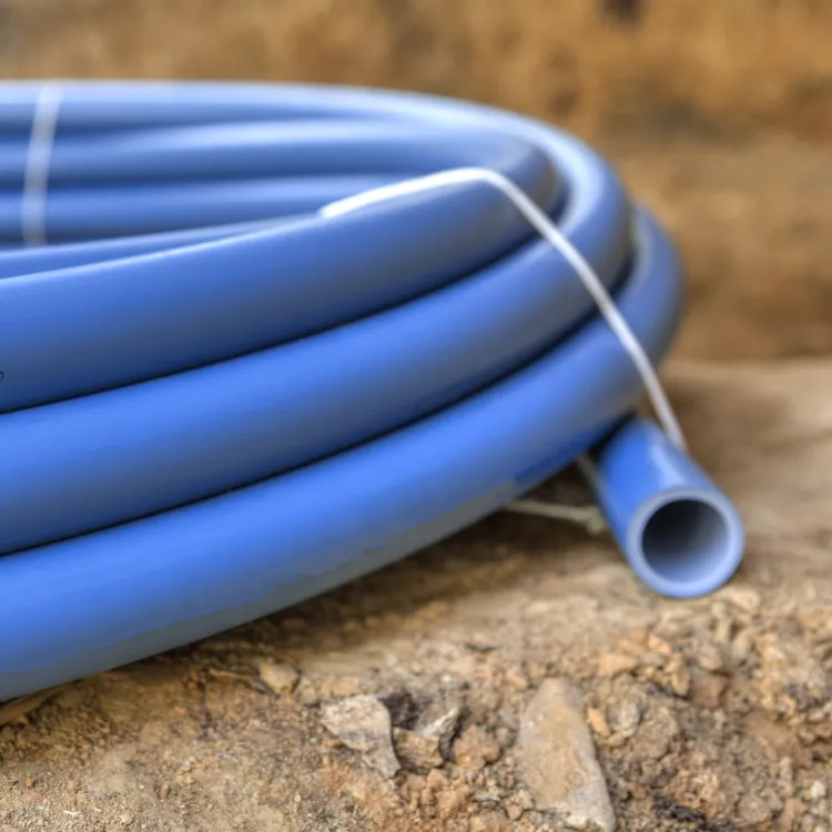1" Blue CTSTuff Tube for Water Distribution, 300' Rolled Tubing, SDR-9