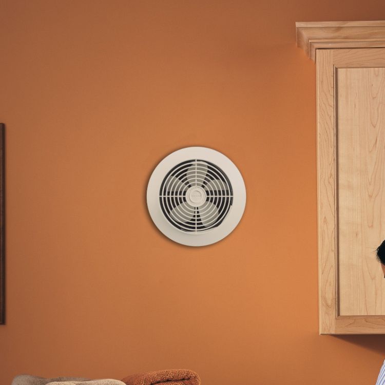 Broan 70 CFM with 6.0 Audible Sones Through-Wall Ventilation Fan, White - 512M