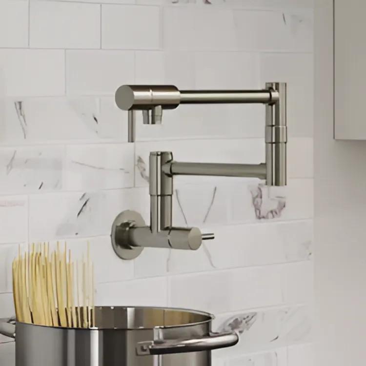 Pfister Lita Wall-Mount Pot Filler Faucet, Stainless Steel - GT533-PFS