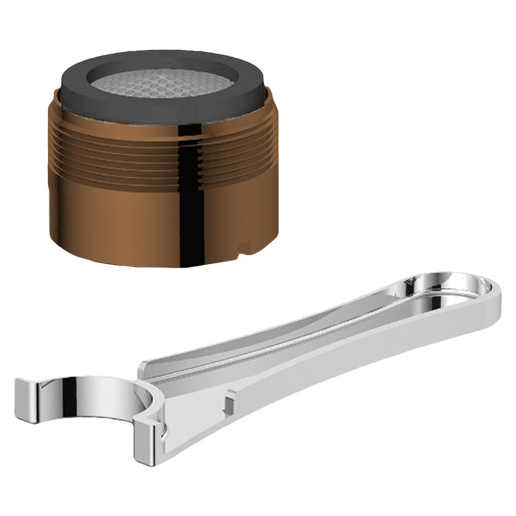 Danze DA613074NBR Tumbled Bronze Part Aerator Kits, 1.0Gpm, Spray,Jr,Male