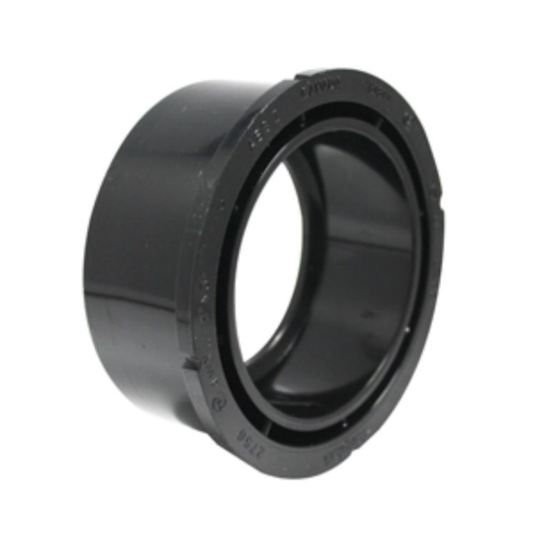 4" x 3" ABS DWV (Drain Waste and Vent) Flush Bushing Reducer - Spigot x Hub