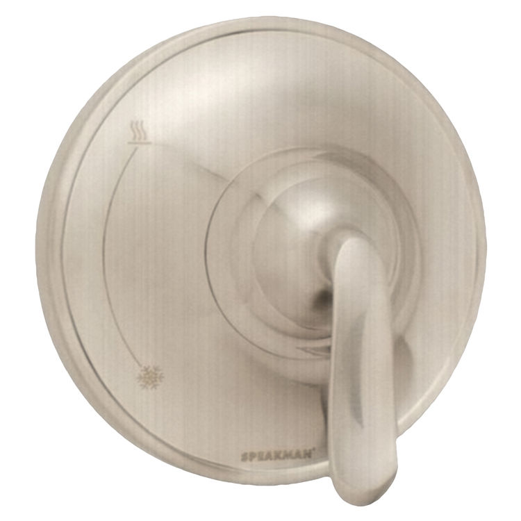 Speakman Caspian Pressure Balance Shower Valve Trim, Lever Handle, Brushed Nickel - CPT-7000-P-BN