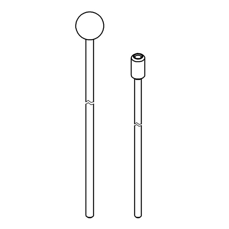Grohe 48104000 Pop-up Lift Rod, StarLight Chrome