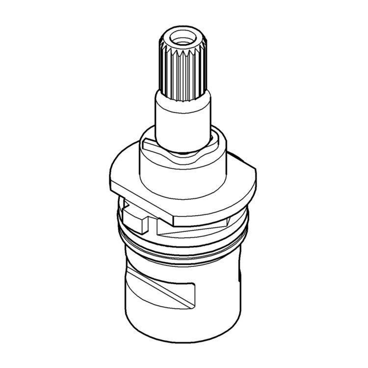 Grohe 48202000 Ceramic Cartridge for Bathroom Faucets, Right