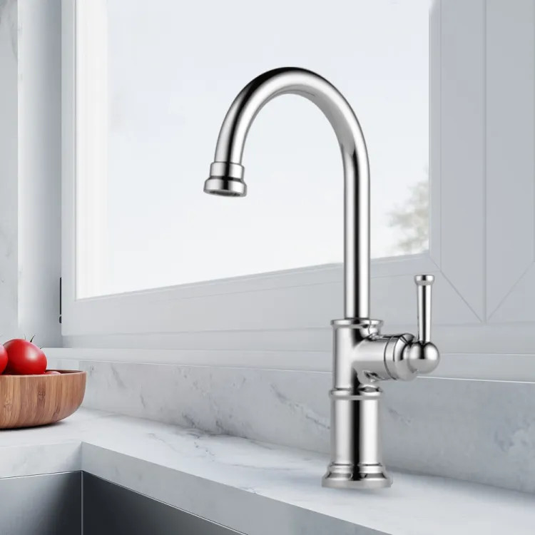 Brizo Artesso Single-Handle Bar Faucet, Lever Handle, ADA, 1.8 GPM, Polished Chrome - 61025LF-PC