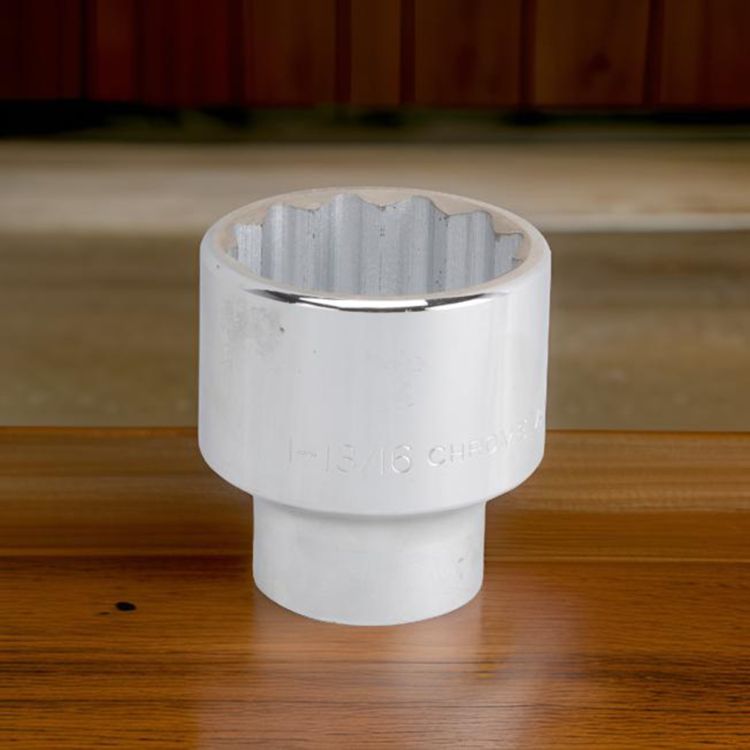 Vulcan 1-13/16" 12-Point SAE Drive Socket with 3/4" Drive, Chrome Vanadium Steel - MT-SS6058