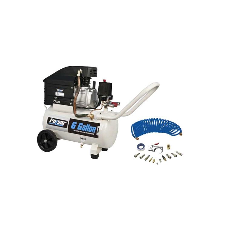 Pulsar PCE6060K Air Compressors, 3.5 HP, 6 Gallon Capacity