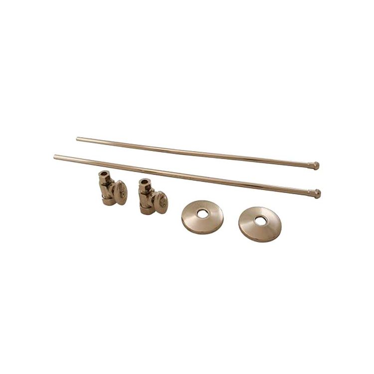 Jones Stephens S1035PS Polished Stainless Lavatory Supply and Stop Kit