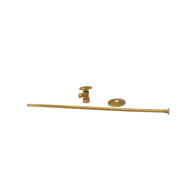 Jones Stephens S10371 Chrome 5/8" Od Angle Closet Supply Kit