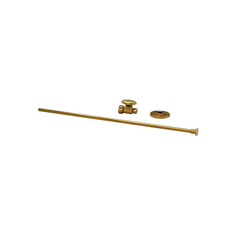 Jones Stephens S10381 Chrome 5/8" Od Straight Closet Supply Kit