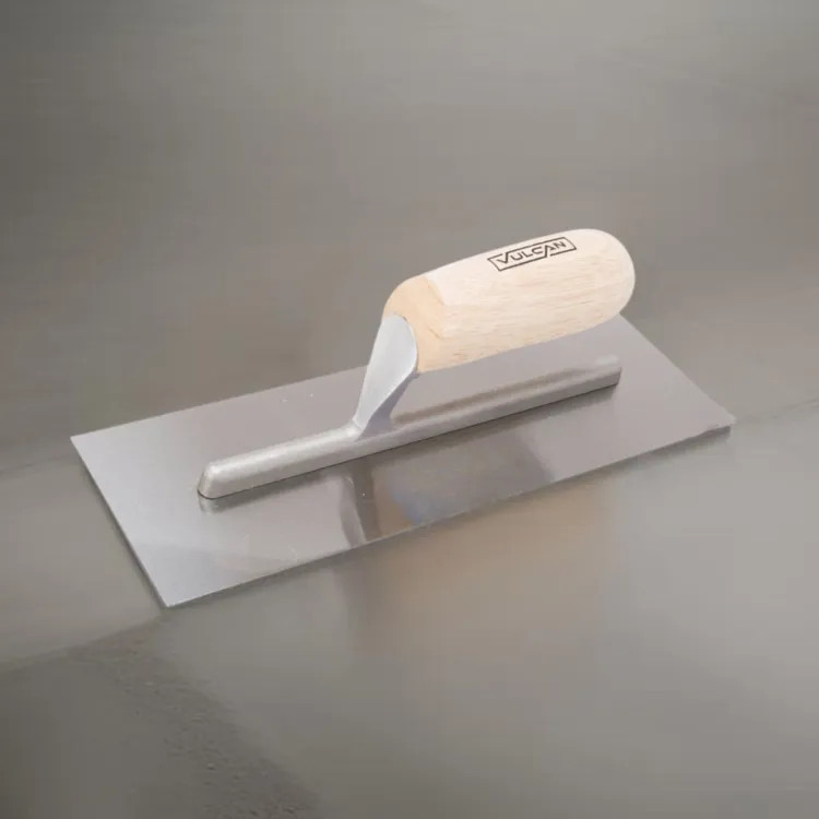 Vulcan Right Angle End Cement Trowel with Ergonomic Wood Handle - 16212 