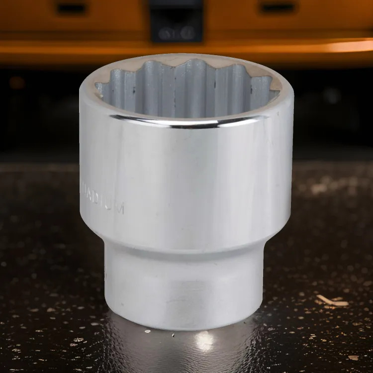 Vulcan 46 mm 12-Point Socket with 3/4" Drive Size, Chrome Vanadium Steel - MT-SM6046