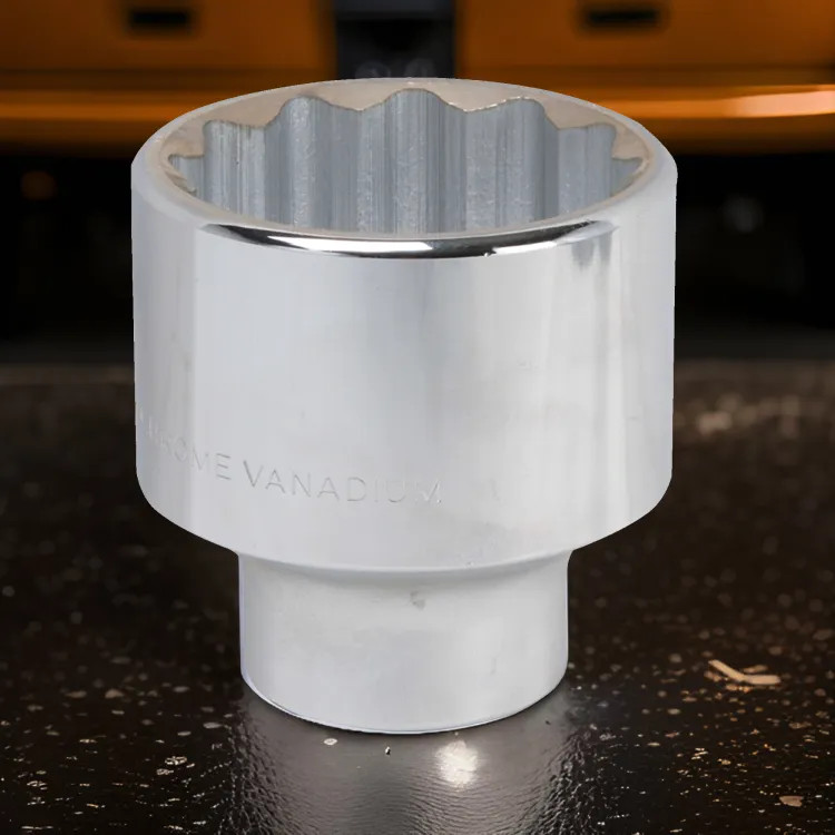 Vulcan 55 mm 12-Point Socket with 3/4" Drive Size, Chrome Vanadium Steel - MT-SM6055